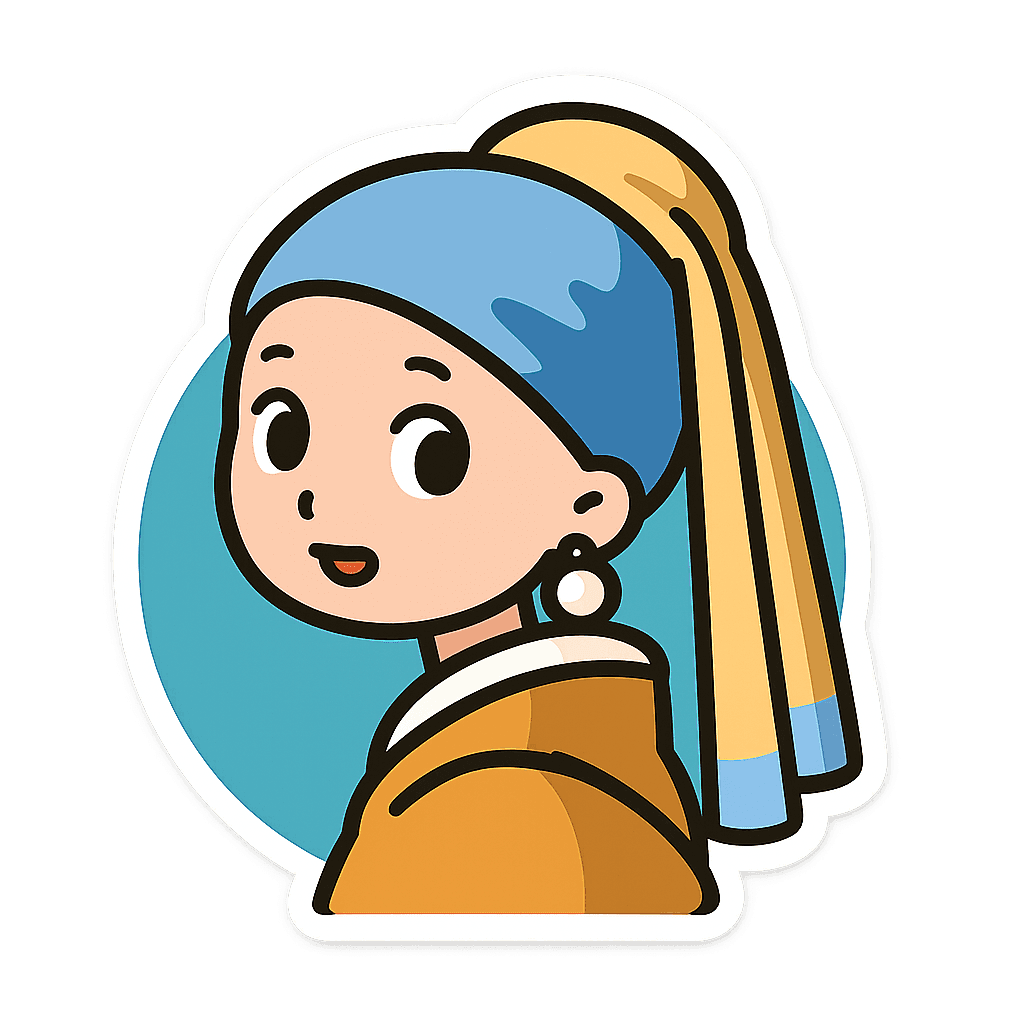 Flat Sticker Design